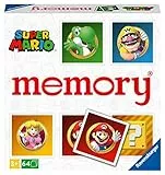 Ravensburger - Memory® Versione Super Mario, 64 Tessere, Gioco Da Tavolo, 3+ Anni
