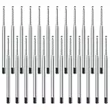 OSDUE 24 Pezzi Refill per Penna a Sfera Medi, Set di Ricariche Per Penne Parker, Ricariche Inchiostro per Penne a Sfera, 0,5 mm Punta Media (Nero)