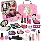 jooful Set di Trucchi per Bambine, Lavabile Trucchi Bambina anallergici,Valigetta Trucchi Bambina Set, Giochi Bambina Natale Compleanno Regalo Bambina 3 4 5 6 7 8 9 10 Anni