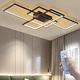 ACMTO Plafoniere Moderna plafoniera a LED con telecomando, plafoniera multifunzionale geometrica dimmerabile per soggiorno camera da letto