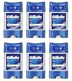 Gillette Arctic Ice APD - Bastoncini in gel trasparente, 70 ml, confezione da 6