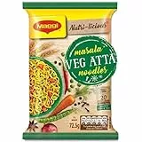 SUPERIOR SALES Maggi Nutri-Licious Masala Veg Atta Tagliatelle 72,5 g [Confezione da 6]