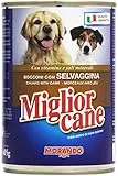 Migliorcane Alimento per Cani Bocconi con Selvaggina - 405 gr