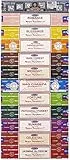 Set di incenso Satya assortito - 12 confezioni da 15 g - 180 g in totale - 100% naturale
