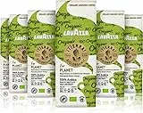 Lavazza, ¡Tierra! For Planet, Caffè Macinato Biologico, 6 Confezioni da 180 g, Ideale per Moka, con Note di Fiori e Frutta, 100% Arabica e Raccolto a Mano, Intensità 6/10, Tostatura Leggera