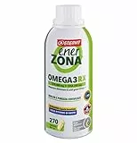 Enervit, Enerzona Omega 3 RX 270 Capsule da 1g Senza Ritorno di Gusto, Integratore Omega 3 IFOS, Acidi Grassi per Cuore, Vista e Cervello, Olio di Pesce Omega 3 1000mg Capsule, Fish Oil Senza Glutine