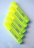 Tratto Video Evidenziatore Giallo Yellow fFluorescente Confezione Da 5 Pezzi