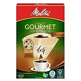 Melitta Gourmet filtri di caffè Intenso formato 1x4, Confezione 1er (1 x 80 pezzo)