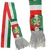 BrolloGroup Fascia da Sindaco Tricolore Modello Repubblica Frangia Argento Con Inserti Frange 100% Made in Italy PS 04627