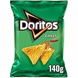 Doritos Chilli, Snack di Mais al Gusto Peperoncino Piccante, Tortillas dalla Croccantezza Irresistibile, Confezione da 140g