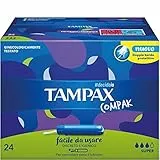 TAMPAX COMPACK SUPER, Confezione da 24 Tamponi