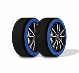 Calze da Neve GoodYear Star Gripper Omologate Italia EN 16662-1:2020 Due Catene da Neve in Tessuto per Auto. Snow Sock Taglia L