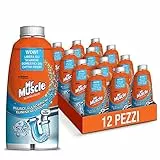 Mr Muscle Schiuma Elimina Odori per Tubi e Scarichi, SICURO PER I TUBI - Formato Scorta da 12 Pezzi da 500 ml