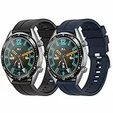 Supore Cinturino Compatibile con Huawei Watch GT2 46mm/Watch GT 46mm/Watch GT Active/Watch 2 PRO/Honor Watch Magic/Galaxy Watch 46mm/Gear S3/Gear 2, Cinturino di Ricambio in Silicone da 22 mm