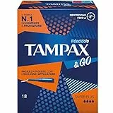 TAMPAX&GO SUPER PLUS, Confezione da 18 Tamponi
