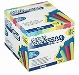 Giotto 5394 00 - RoberColor ENROBE Gesso Lavagna, Scatola con 100 Pezzi in Colori Assortiti