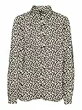 VERO MODA Vmeasy LS R1 Wvn Ga-Maglietta Camicia, Irish Cream/AOP:Dina, M Donna