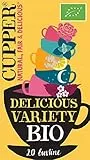 Cupper Cofanetto Mix di Tisane Biologiche, Assortimento After Dinner Mints, Love Me Truly Chai, Snore&Peace, Limone e Zenzero e Infuso Depur, Filtri 100% Biodegradabili, Confezione da 20 Bustine
