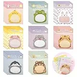 Blocchetti Memo Adesivi，32 Pack 640 Fogli Note adesive animali Color note adesive Note autoadesive memo，per Ufficio Scuola Regali per Studenti Bambini