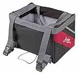 Kerbl 80595 Axion Borsa da Bicicletta, 38 x 25 x 25 cm, Nero/Rosso