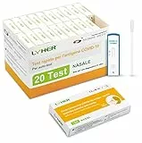 Adeste – 20 scatole test COVID 19 Tamponi Rapidi Nasali. Validato Nuove Varianti Settembre 2023. Sensibilità 100% a carica virale alta. Certificati per Uso Domestico, Risultato rapido
