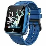 YEDASAH Smartwatch per Bambini con 24 Giochi,Orologio Smartwatch Bambini con Contapassi Calorie,Lettore Musicale,Torcia,Sveglia,Fotocamera,Regalo di Compleanno per 4-12 Anni [Scheda SD integrata]