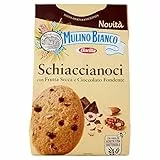 Mulino Bianco Biscotti Frollini Schiaccianoci Con Frutta Secca E Cioccolato Fondente, Senza Olio Di Palma, 300 G