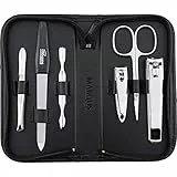 marQus Solingen Germania set manicure professionale - 6 pezzi manicure e pedicure, forbicine unghie, manicure e pedicure set, kit manicure da viaggio, kit unghie, set unghie