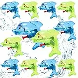 Colmanda 12 Pezzi Pistole ad Acqua per Bambini, Pistola d Acqua Giochi All'aperto, Fucili ad Acqua Pistole ad Acqua Trasparenti Regali per Bambini (12pcs)