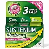 Sustenium Bioritmo3 Donna - Integratore Multivitaminico con Resveratrolo, Vitamine, Antiossidanti e Sali Minerali. Più di 70 Benefici, 30 Compresse da 1.45 Gr