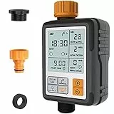 Computer per Irrigazione Kazeila Centralina Irrigazione Programmazione di irrigazione Timer per irrigazione Temporizzatori per irrigatori Digitale Programmabile per giardino sistema di irrigazione