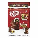 NESTLÉ KITKAT Calendario Avvento 2023 Personaggi e Palline di Cioccolato al Latte ripieno con Wafer 208 g