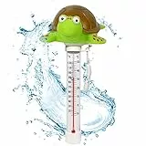 Generic Termometro a Galleggiante Termometro a infranta a Prova di Cartone Animato Termometro Piscina Termometro 120 ° F e 50 ° C Visualizza Un Temperatura a Galleggiante a Lettura Facile con Corda p
