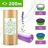 200m. ECO Ricarica mangiapannolini con trattamento antiodore EVOH+ compatibile ricariche Tommee Tippee & Tec, Twist and Click | Angel | Litter Locker II + Tubo