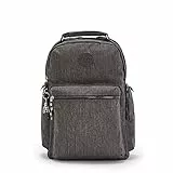 Kipling OSHO, Zaino Grande Con Protezione per Laptop 15', 42 cm, 25 L, Black Peppery.