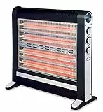 DCG Eltronic SA9724 stufetta elettrica Stufetta al quarzo Interno Nero 2400 W