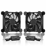 upHere Ventola USB 120mm Ventola Raffreddamento pc Ventilatore USB Silenzioso con Controllo a 3 velocità, Compatibile per PC/Xbox/Playstation/TV Box,eccetera,N12U04