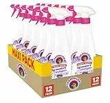 Chanteclair - Sgrassatore con Candeggina, Bouquet Fiorito, Ideale per Smacchiare, igienizzare e Deodorare, Linea Forza&Igiene- 12 Flaconi da 625 ml