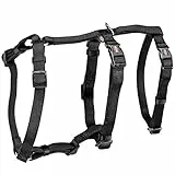 Trixie Stay - Imbracatura taglia M/L 50-75 cm/20 mm, colore: Nero