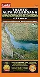 Trento Alta Valsugana. Levico, Caldonazzo, Val dei Mocheni, Panarotta,... 500 km MTB trails, Ippovia del Trentino occidentale. Carta topografica di ... MTB Trails - Ippovia del Trentino occidentale