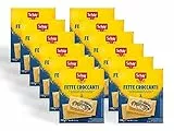 Schär, Fette Croccanti a Base di Farina di Riso e Mais, Snack Leggero Senza Glutine e Senza Olio di Palma, Vegano, 6 Confezioni, 150g