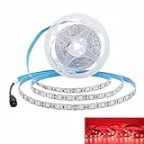 JOYLIT Striscia LED Rosso SMD 5050 300 LEDs IP20 Non impermeabile 5 metri DC 12V di altezza striscia di led per decorazione di armadio da cucina, camera da letto