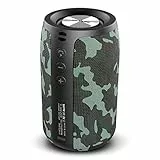 ZEALOT Cassa Bluetooth, Altoparlante Portatile, Outdoor, Bluetooth 5.0, Impermeabile, Stereo Rumoroso, Bassi Incredibili, 1500 Minuti Tempo di gioco con AUX/TF/USB per viaggi a casa