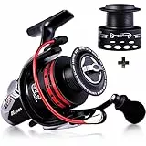 Sougayilang Mulinelli da pesca potenti mulinelli da 13+1BB mulinello ultra liscio per acqua salata o dolce - Fierce DL 3000