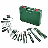 Bosch Set di utensili manuali Advanced da 52 pezzi (kit di utensili di alta qualità per amanti del fai-da-te esperti;lunga durata d'uso;materiali di alta qualità;caratteristiche di design ergonomiche)