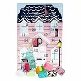 Bomb Cosmetics Calendario dell'Avvento Santa Stop Here, di 24 giorni, con mini bombe da bagno, bagnoschiuma e saponi, cruelty free