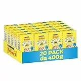 Purina Friskies Crocchette Gatti Adulti con Salmone e Verdure, 20 Confezioni da 400 g