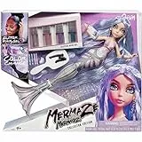 Mermaze Mermaidz Bambola alla moda - ORRA - Sirena con capelli multicolori e funzione cambio di colore - Include gel per capelli glitterato e accessori - Articolata - Da collezione - Età: 4+ anni