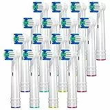 Testine di ricambio per Oral B, 16 Pack di testine per spazzolini elettrici per Oral B Braun, EB17-P Testine di pulizia di precisione adatte per Oral B pro 1000, Vitality Smart Genius Series e altri