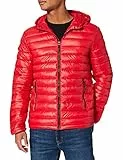 Superdry Shine Hooded Fuji Giacca da Uomo, Rosso Fard, S